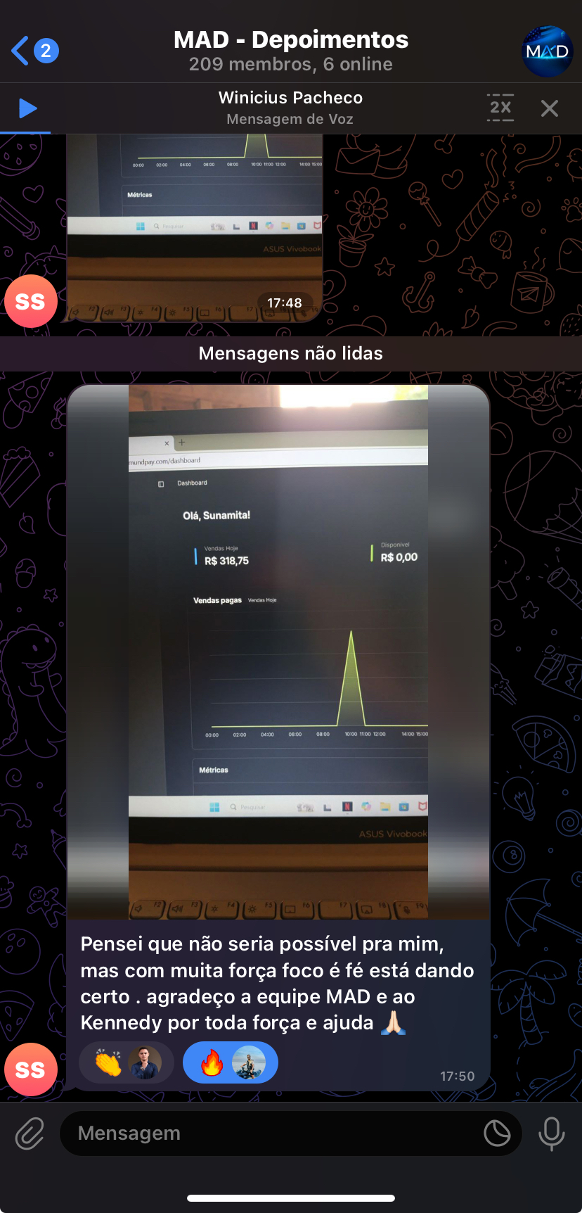Depoimento de aluno 13